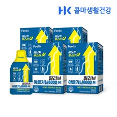 필리브 에너지 부스터샷 아르기닌 초고함량 6000mg, 14회분, 4개