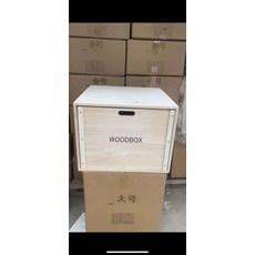 원목 수납 상자 서랍형 와인 나무 박스, 1개, 50-50-38 오동나무