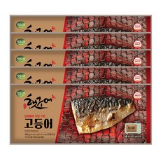 반찬 직화구이 고등어 삼치 5팩, 고등어5팩, 5개
