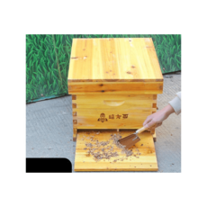 벌통 나무 소재 꿀벌 토종 사각 벌집통 양봉 자재 벌꿀통, 10들 (사이즈 41*51*26cm), 1개