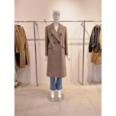 [나이스클랍] 체크 더블 롱코트 (N214MWC901)(2741060)