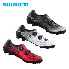 시마노 SH-XC702 클릿슈즈 MTB 자전거 신발, 레드(와이드), 39T-248mm