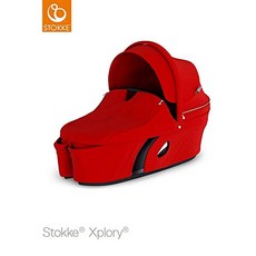 Stokke XPLORY V6 Black CARRYCOT Red (Red)