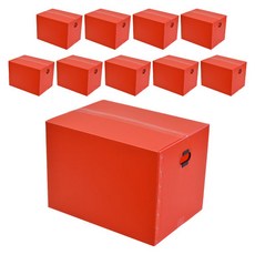 네오비 이사박스 2호(450 x 300 x 250 mm), 빨강, 10개
