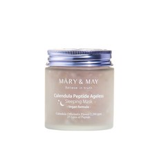 MARY&MAY 마리엔메이 Vegan Calendula Peptide Ageless Sleeping Mask 110g, 1개