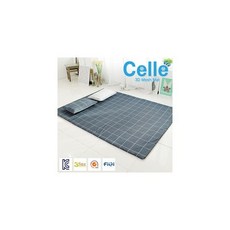 [셀르] Celle 3D 에어 매쉬매트 2cm 그레이체크 퀸 (GG-2015) [면커버포
