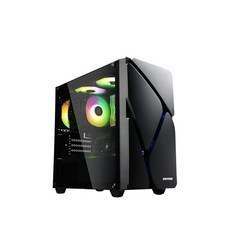 게이밍 조립PC 라이젠5 7500F 16GB RAM RTX4060 NVMe 500GB 데스크탑 본체 디아블로 롤 배그 발로란트 조립컴퓨터, 블랙