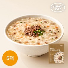 [페이보잇] 한끼 한우소고기죽 400g, 5개 - 한우소고기죽