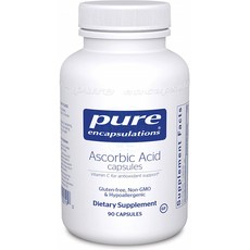 Pure Encapsulations 아스코르브 산 캡슐 1000mg 90정, 상세내용 참조, 1개