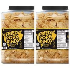 Members Mark PorkRinds 포크라인즈 돼지껍질과자 453g 2통, 2팩