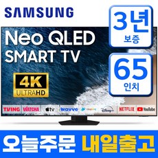 삼성 스마트 TV 65인치 165cm NEO QLED UHD 4K 65QN85 미러링 넷플릭스 유튜브, 지방권스탠드설치, 65인치-