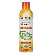 오로라 뉴트라사이언스 메가 액상 리포조말 비타민C 3000mg 16oz(480mL) 1팩 Aurora Nutrascience Liposomal Vitamin C