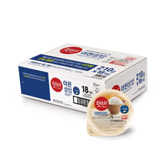 햇반 이천명품쌀밥, 210g, 18개