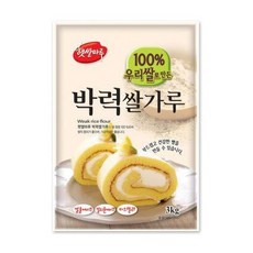 [대두식품] 박력쌀가루_국산 3kg, 1세트, 상세설명 참조