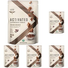 Living Intentions Organic Superfood Cereal – Blueb Living Intentions 유기농 슈퍼푸드 시리얼 – 블루베리 블래스트 – NonG, 5개, 255g
