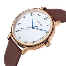 40대 남자시계 데이저스트 나이스 남성용 럭셔리 클래식 메카 쿼츠 시계 가죽 5ATM 방수 손목시계 빈티지 블루 41mm