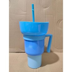 콜팝컵 야구장 음료컵 텀블러 세트, 스카이블루(컬러체인지)