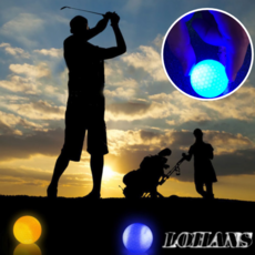 로한스 프리미엄 야광 LED 골프공 6종세트 고반발 발광 골프공, LED발광 야간골프공6종, 6개, 1개