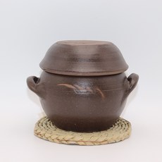 현관 소금 항아리 미니 숨쉬는 장독대 손빚은 0.8리터 차호, 손빛은 차호 800g, 1개