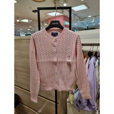 폴로꽈배기가디건