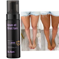 b.tan Darker 셀프 태너 Love At First Tan 1 hour Self tan mousse 셀프태닝 무스 200 ml, 1개, 200ml