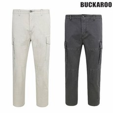 [AK PLAZA] [버커루]남성 가먼트다잉 카고 조거 바지(B222PT200P)