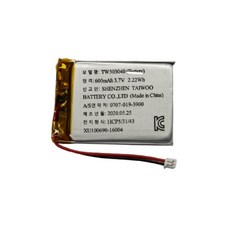 리튬폴리머배터리3.7V 600mAh, 1개