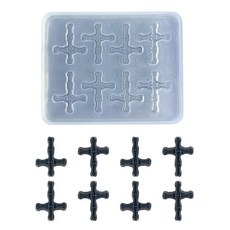 퀵 앤 쉐이커 충전제 에폭시 수지 몰드 수지 충전 실리콘 몰드 DIY 주조 공구, 1개