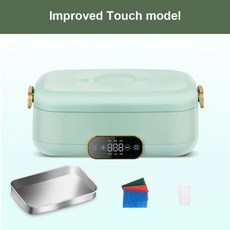 다기능 조리 냄비 재가열 도시락 바베큐 그릴 프라이팬 시간 예약, 4.Touch panel stea.., B.800ml, 1개