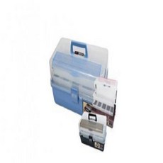 [AJN_4810845] (색상 : 블랙) 아트키트 다용도함 AK-40(핑크 블루 블랙 400X226X210mm) 3단수납함 정리함 공구함 수납함 가구 홈데코/가구/유아동가구, 블랙