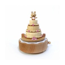 대만 우드 오르골 생일케익