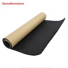 자동차 후드 엔진 방화벽 열 매트 방음 절연 데드닝 알루미늄 호일 스티커 500 2000mm 3mm 5mm 7mm 10mm, 1개