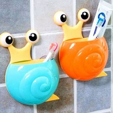 달팽이 칫솔꽂이 칫솔걸이 욕실용품 양치 칫솔홀더, 단품