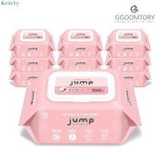 넉넉한 점프 유아용 캡형 엠보싱100매10팩 NEW 55gsm), 넉넉한 점프 유아용 캡형 엠보싱100매10팩 (NEW