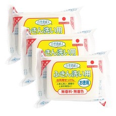 자취몰 백설귀부인 일본정품 행주 비누 150g / 셔츠 흰빨래 얼룩제거, 3개