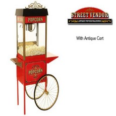 Benchmark 30010 Antique Trolley 38” Width x 33” Height x 23” Depth for Street Vendor Popcorn Machi, 1