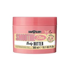 미국직송 Soap & Glory Sugar Crush 바디 버터 크림 리에너자이징 스위트 라임 모이스처라이징 시어 코코아 및 아몬드 코코넛 오일 포함 최고의 스킨 스무딩 (300m