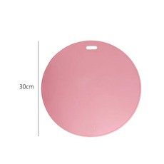 도마 양면 나이프 마크 주방 과일 야채 곰팡이 방지 실리콘, 2.Pink 30cm, 1개