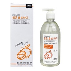 맑은 홈 드라이 클리닝 세제 500ml - O+to1018ea tor*8188FT, 1개