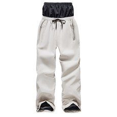 남녀공용 세트 스노보드 의류 스키 스노우 바지 스노우보드 허리 바지 보호, XL, Picture pant 995 5