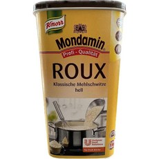 Mondamin 몬다민 화이트 루 라이트 Roux 클래식 걸죽하게 만드는 식료품 1kg, 기본