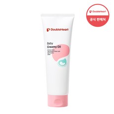 더블하트 대용량 베이비 크리미 오일 소프트파우더리향, 250ml, 1개