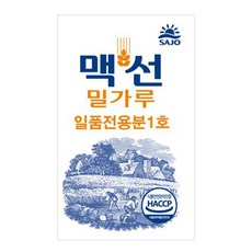 HACCP 맥선 밀가루 일품전용분1호 대용량 벌크, 1개, 20kg