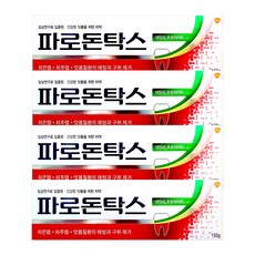 파로돈탁스 데일리 후로라이드 치약, 150g, 8개