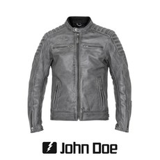 존도 바이크 자켓 Leather Jacket Storm Grey JLE6010 - 크롭자켓정장