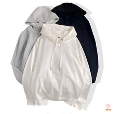 트랜디맨 무지 남자 후드티 봄가을