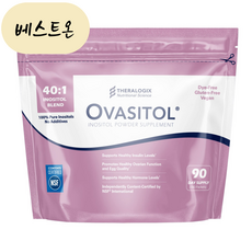 [해외] Theralogix 오바시톨 이노시톨 미오 파우더 180포 90일분 베스트온 미국직구, 1개