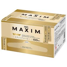 AGF MAXIM Stick 咖啡，冷凍乾燥製法，即沖即飲，攜帶便利，100入, 2g, 100條, 1盒