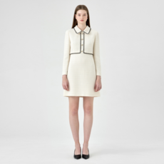 케네스레이디배색 스티치라인 트위드 원피스 EWOPMK0300 122116