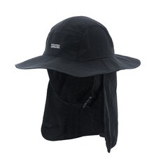 서브22 서프 플랩햇 와이드 챙모자 서핑 버킷햇, 블랙, 1개